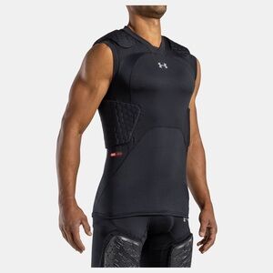 Men's UA Gameday Armour Pro 5-Pad Top in Black